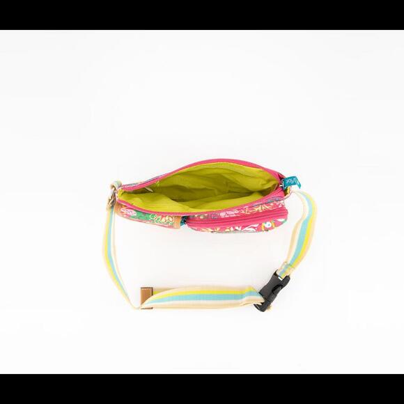 Lily Bloom Womens Janet Belt Bag, Floral Reef Pink - Picture 9 of 9